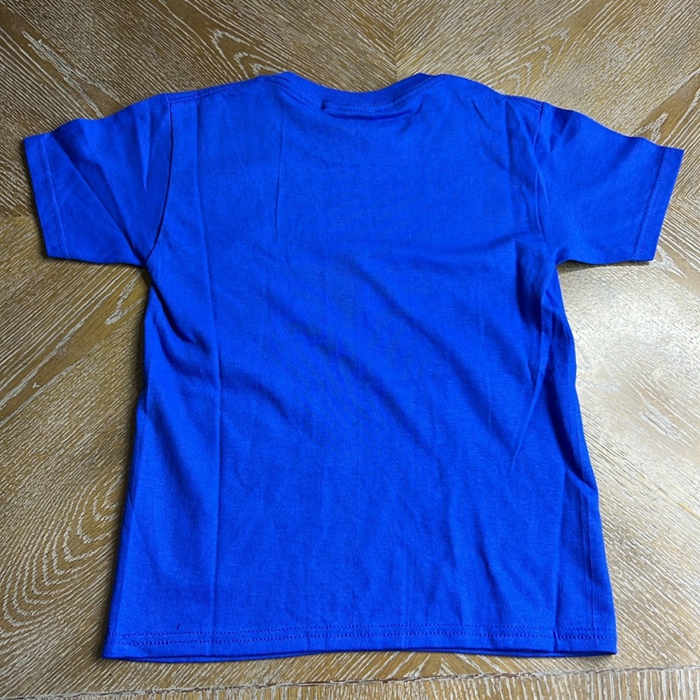 MESSI Kids Cobalt Blue Messi GOAT Football Soccer Print Tee S - Picture 3 of 6